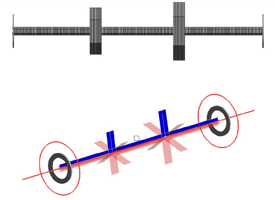 Figure for On the misinterpretation of structural damping in harmonic response of rotordynamic systems: commercial tools perspective